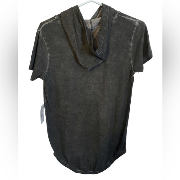 NWT Evolution Hooded T-Shirt Grey Wash Ladies Med - Picture 2 of 9